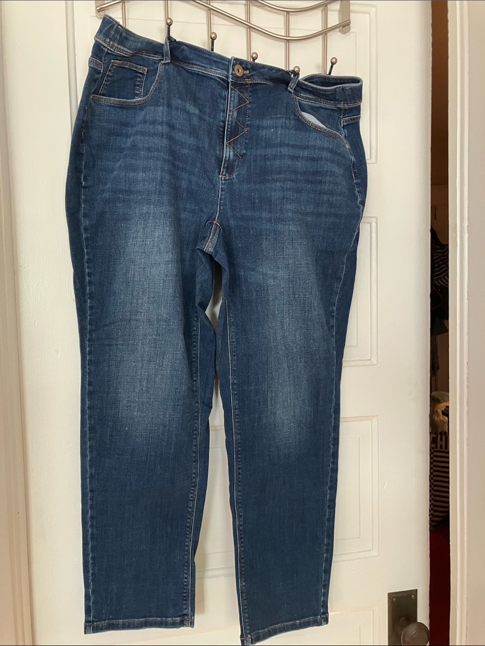 J. Jill Women's Dark Wash Straight Leg Jeans
